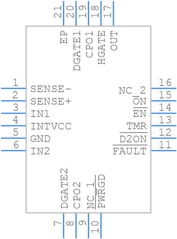 LTC4227CUFD-3#PBF - Analog Devices - PCB symbol
