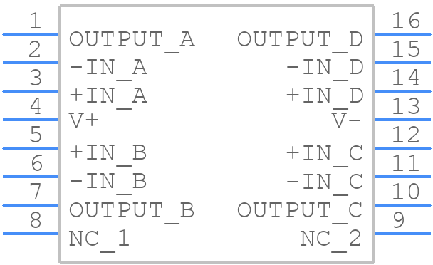 LT1014ISW#TRPBF - Analog Devices - PCB symbol
