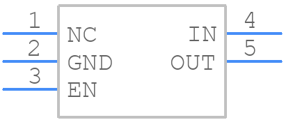 MIC3490-5.0YM5-TR - Microchip - PCB symbol