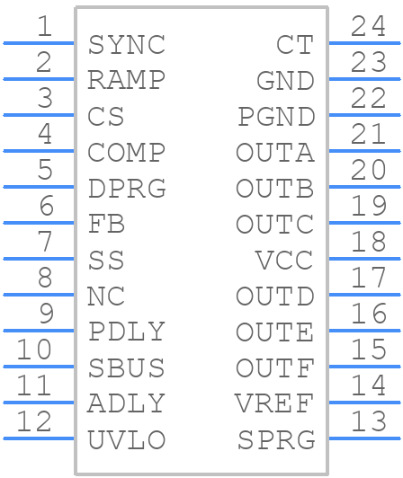 LTC3722IGN-2#PBF - Analog Devices - PCB symbol