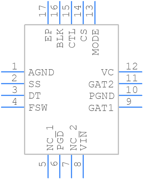 PM8804TR - STMicroelectronics - PCB symbol