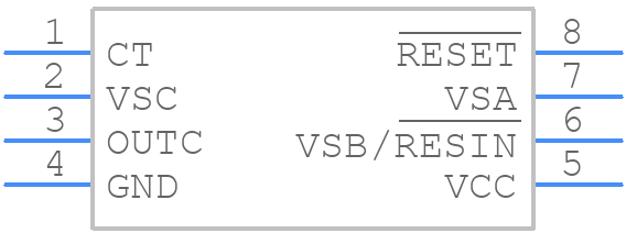 MB3771-P - Spansion - PCB symbol