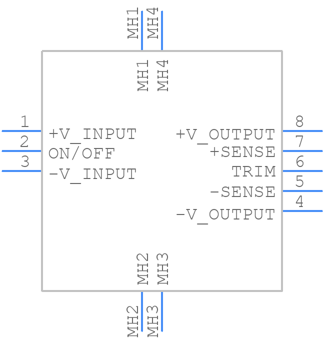 CQB100W-24S05 - Cincon - PCB symbol