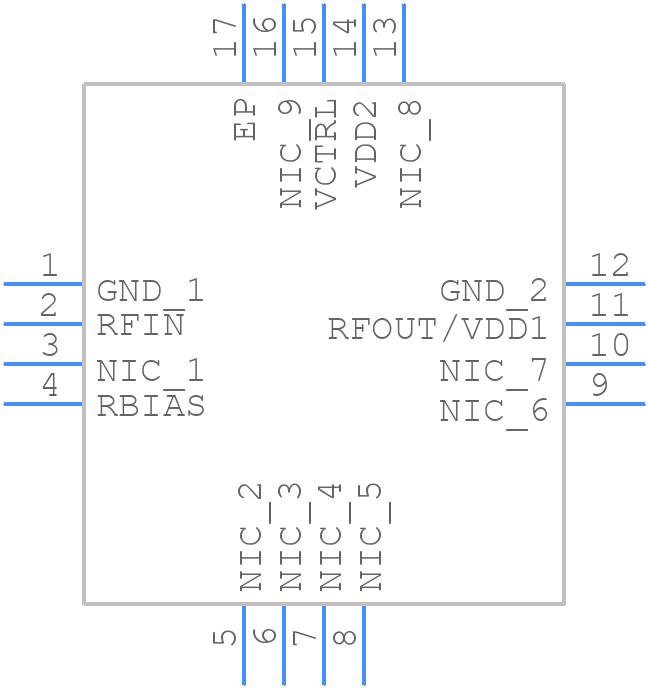 HMC8414ACPZN - Analog Devices - PCB symbol