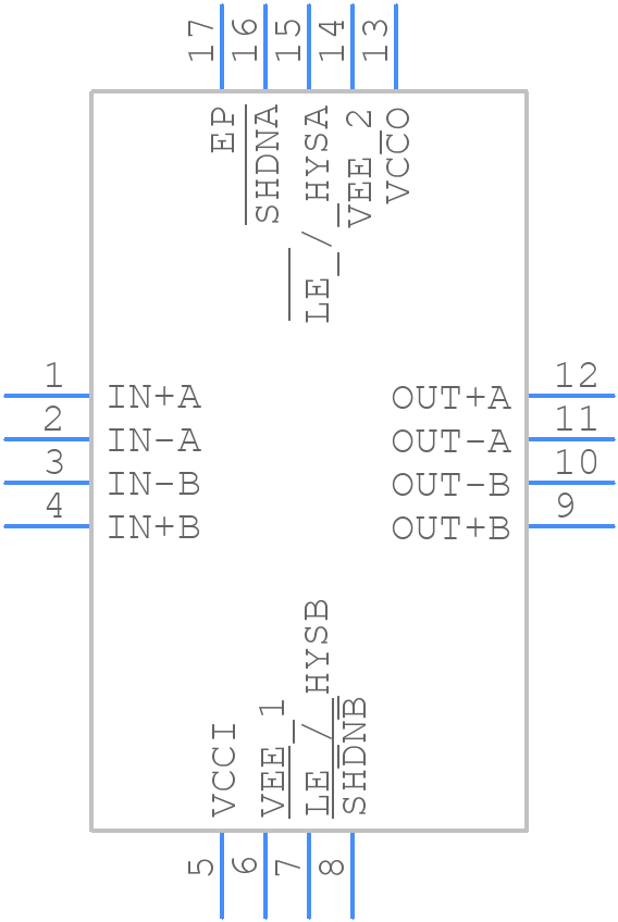 TLV3607RTER - Texas Instruments - PCB symbol