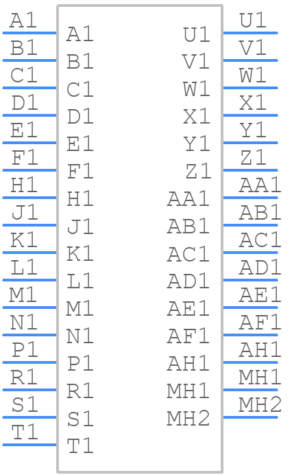 SGM29SDS3ESS0000 - Amphenol - PCB symbol
