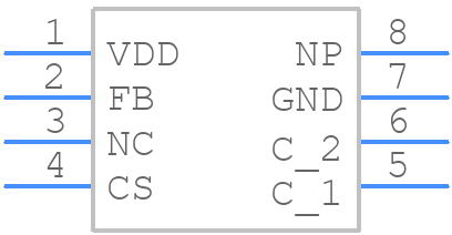 KP2130SGA - KIWI Instruments - PCB symbol