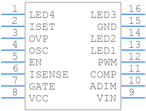 MP3398HGS-Z - Monolithic Power Systems (MPS) - PCB symbol
