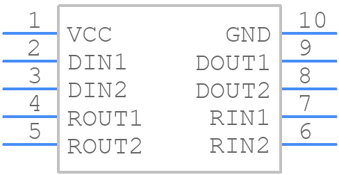 ICB-MAX3232 - Chip Quik - PCB symbol