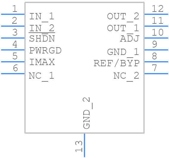 LT3065HMSE#WPBF - Analog Devices - PCB symbol