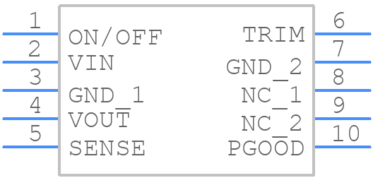 APXS002A0X-SRZ - OmniOn Power - PCB symbol