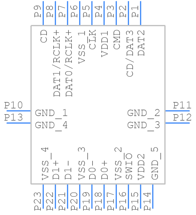 MSD4-1-A - Same Sky - PCB symbol