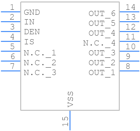 BTS70041EPRXUMA1 - Infineon - PCB symbol