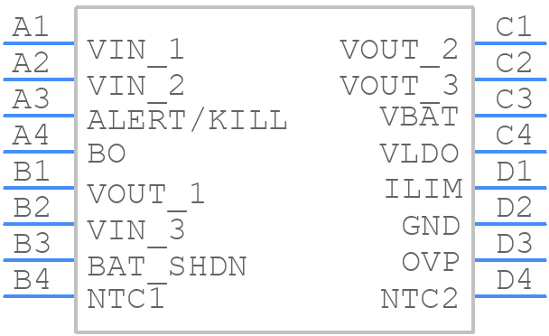 FPF2266UCX - onsemi - PCB symbol