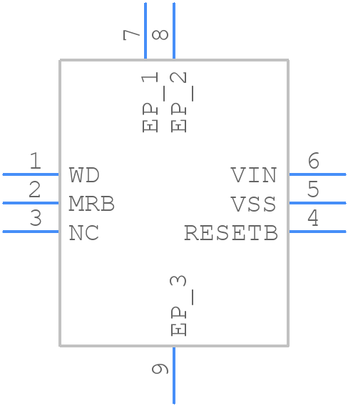 XC6102A628ER-G - Torex - PCB symbol