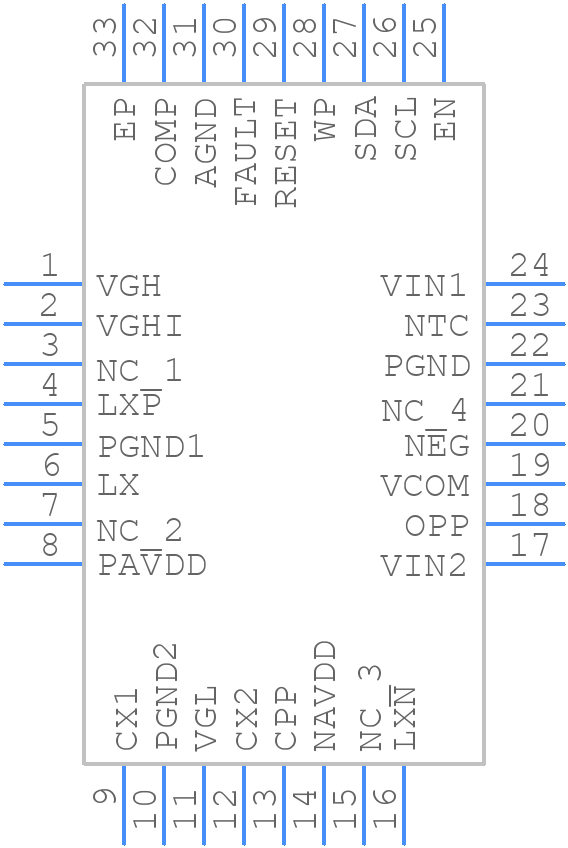 RTQ6749GQW-QT-A2 - RICHTEK - PCB symbol