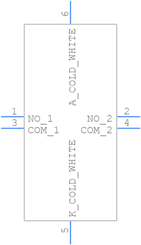 TLLM-62BW-S-V-T/R - Diptronics - PCB symbol