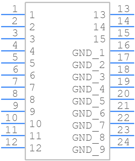 DF36A-15S-0.4V(51) - Hirose - PCB symbol