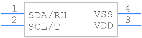 SHT41A-BD1B-R3 - Sensirion - PCB symbol