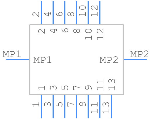 503566-1302 - Molex - PCB symbol