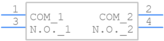 PTS815 SJK 250 SMTR LFS - C & K COMPONENTS - PCB symbol