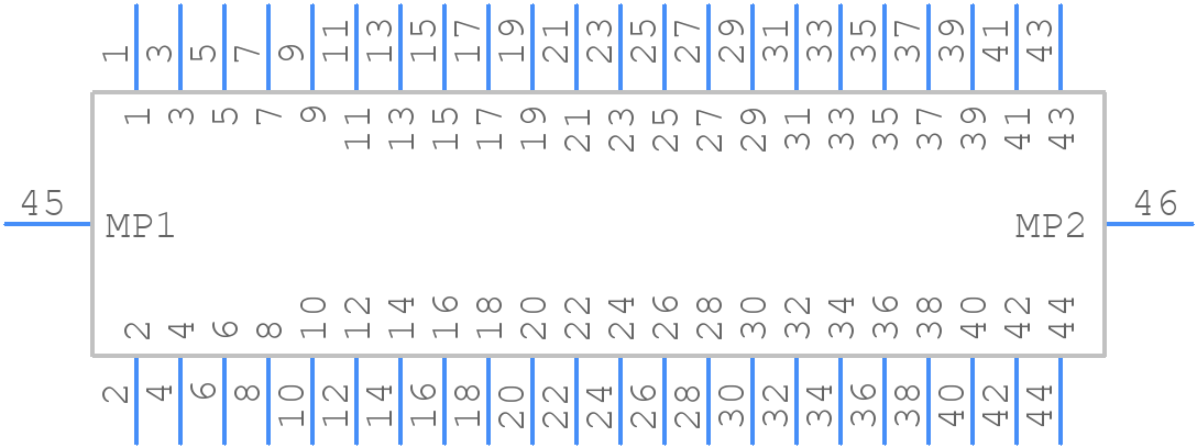 FH29DJ-44S-0.2SHW(05) - Hirose - PCB symbol