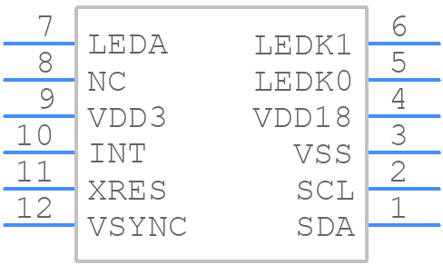 TCS37203 - ams OSRAM - PCB symbol