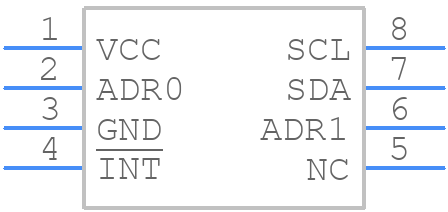 ALS31313KLEATR-1000 - Allegro Microsystems - PCB symbol