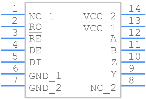 ADM3491ARZ - Analog Devices - PCB symbol