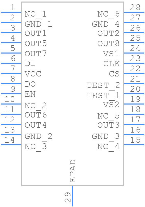 MPQ6628GF-AEC1-Z - Monolithic Power Systems (MPS) - PCB symbol