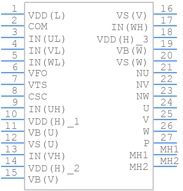 NFVA33065L32 - onsemi - PCB symbol