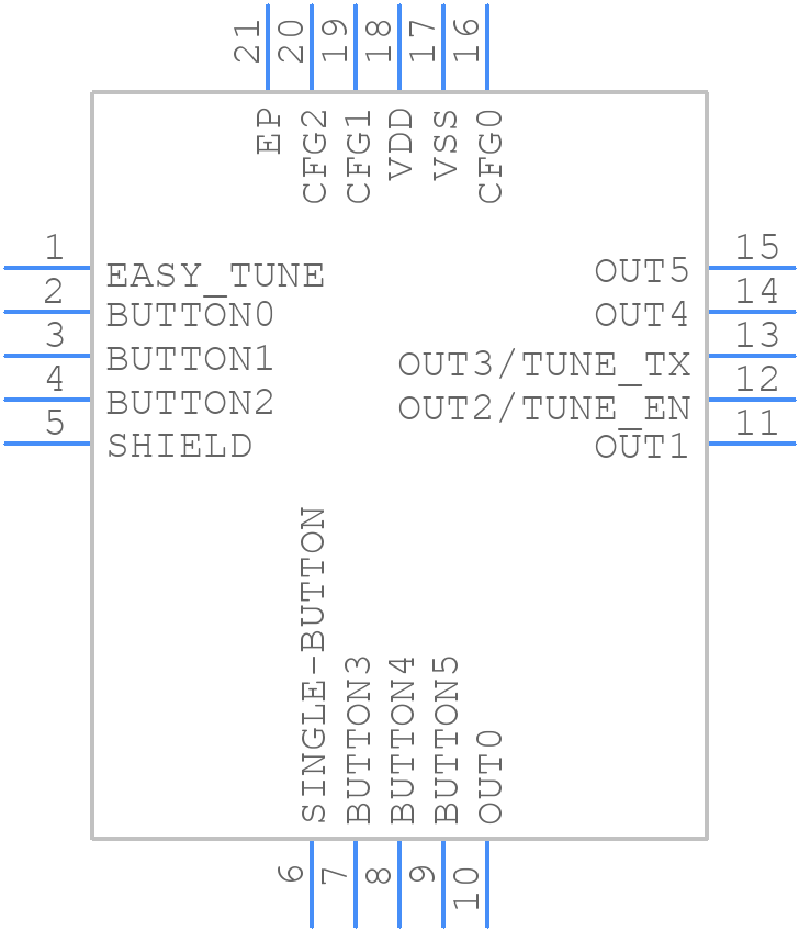 MTCH1060-E/REB - Microchip - PCB symbol