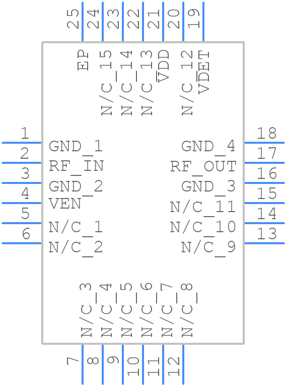 CMD169P4 - Qorvo - PCB symbol