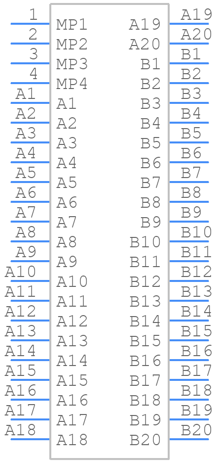 354097-E - TE Connectivity - PCB symbol