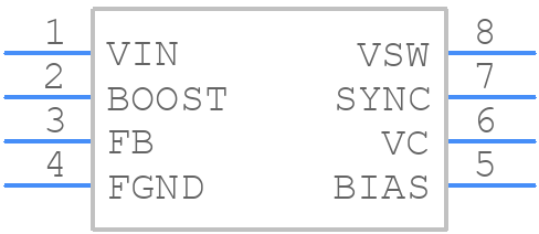 LT1374HVIS8#PBF - Analog Devices - PCB symbol