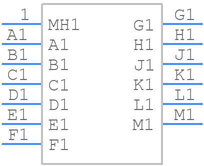 09-0132-290-12 - Binder - PCB symbol