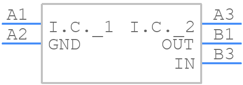 MAX6023EBT25+T - Analog Devices - PCB symbol