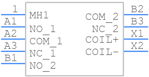 XA1N300M - LEACH - PCB symbol