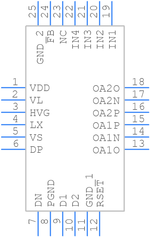 AIC1605 - Apex Microtechnology - PCB symbol