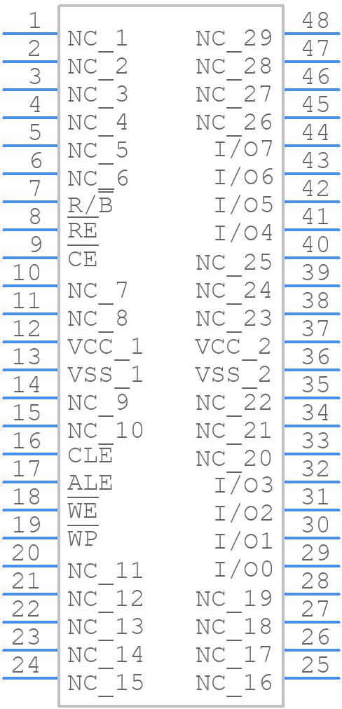 F59L1G81A-25TG - ELITE - PCB symbol