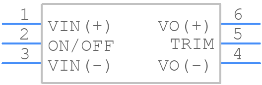 KBVW010A0B641Z - OmniOn Power - PCB symbol