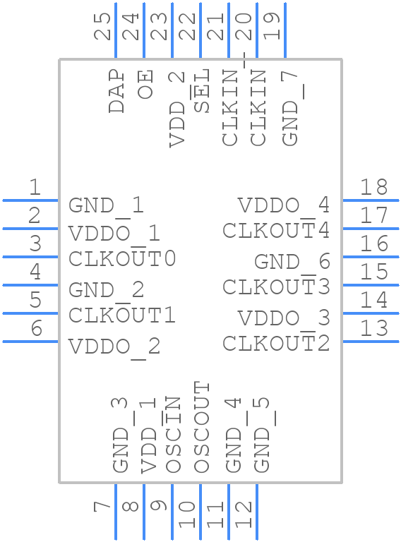 SiT92113AI-Y - SiTime - PCB symbol