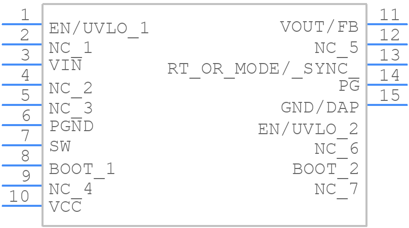 LMR66430R5RXBR - Texas Instruments - PCB symbol