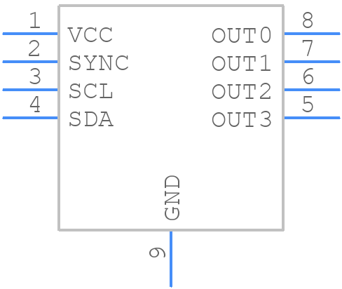 LP5812CDSDR - Texas Instruments - PCB symbol
