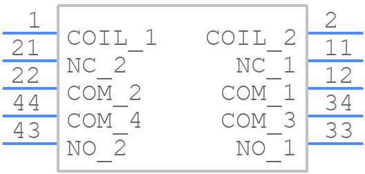 50.14.9.024.4220 - FINDER - PCB symbol