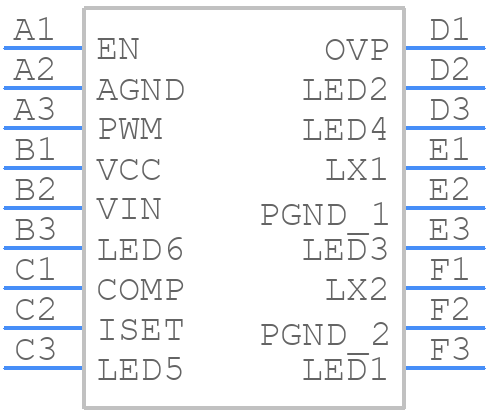 MP3366GC-Z - Monolithic Power Systems (MPS) - PCB symbol