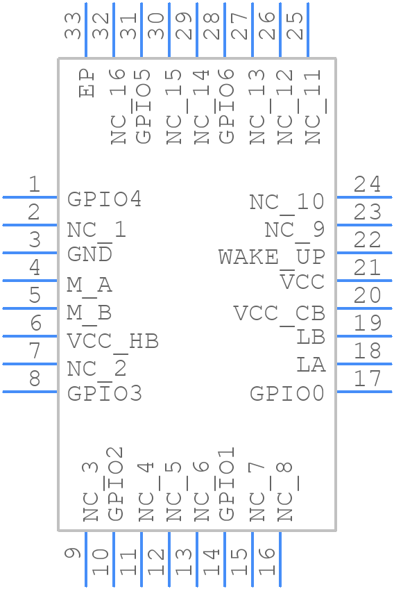 NAC1081XTMA1 - Infineon - PCB symbol