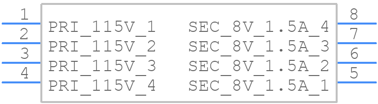 160H16 - Hammond Manufacturing - PCB symbol