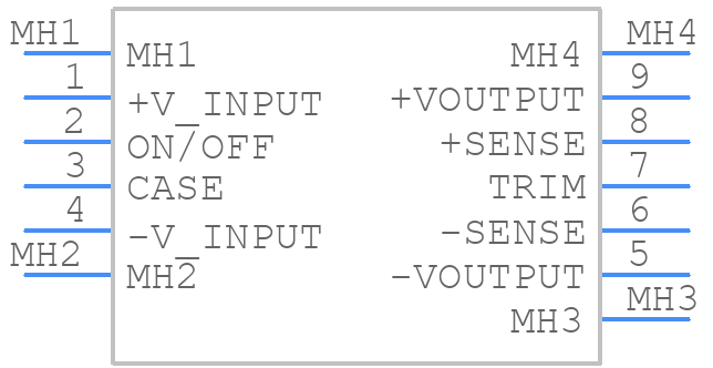 CHB100W-48S24 - Cincon - PCB symbol