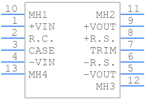 MHB100-48S05 - Mean Well - PCB symbol